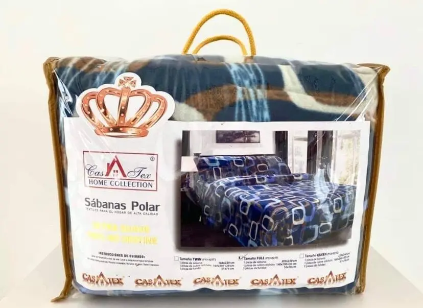 Juego De Sabanas Polar Termica Casatex Twin Size V/Diseños