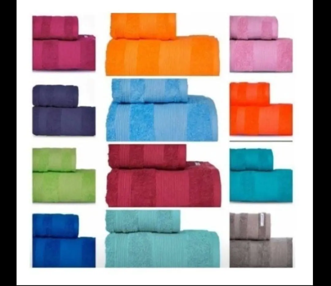 Juego De Toalla Y Toallon Arcoiris Detroit 500Gr 100% Algodon V/Colores