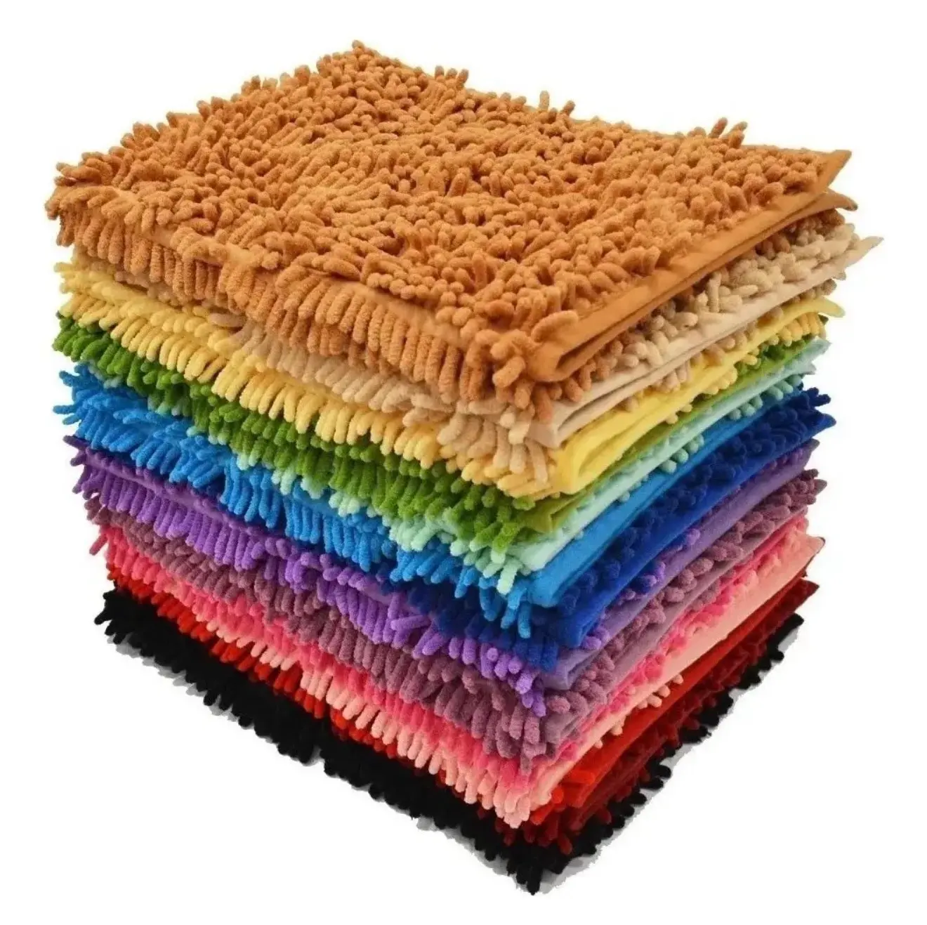 Alfombra De Baño Shaggy V/Colores